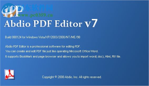 microadobe pdf editor破解版下载 7.0 绿色免费版