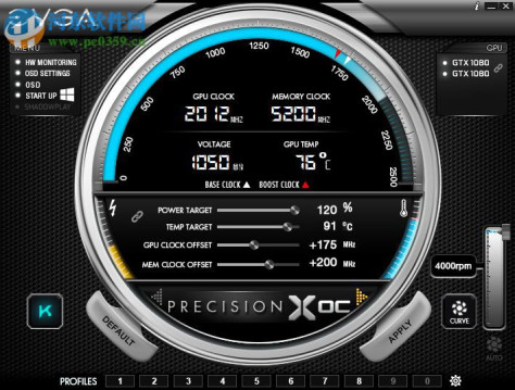 evga precision xoc(evga超频软件) 6.2.7 官方版