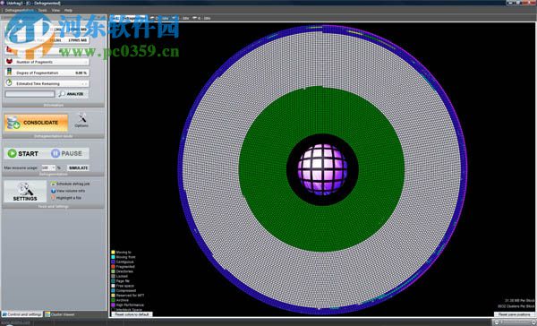 终极磁盘碎片整理工具(UltimateDefrag)