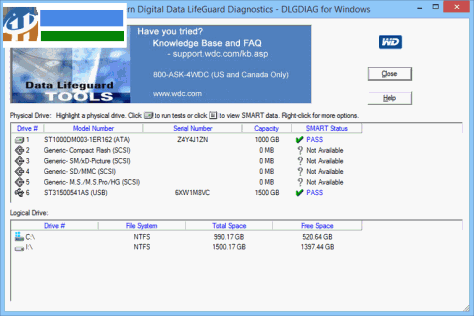 Fujitsu Diagnostic(IDE)硬盘坏道检测工具下载 6.80 中文绿色版