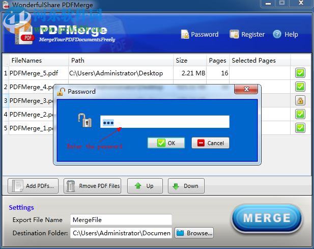 Wonderfulshare PDF Merge(PDF合并器) 3.1.1 官方版