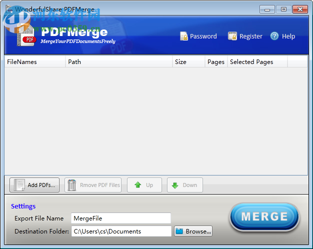 Wonderfulshare PDF Merge(PDF合并器) 3.1.1 官方版