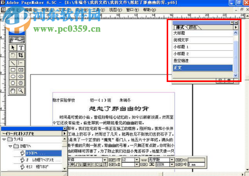 pagemaker6.5 中文免费版