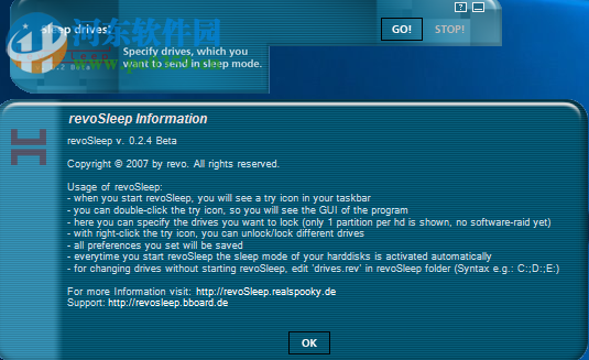 revoSleep(多硬盘控制软件) 0.2.4 免费版