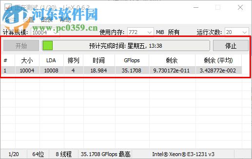 Linx拷机压力测试工具(超频测试/硬件稳定/系统测试) 0.6.2 最新中文版