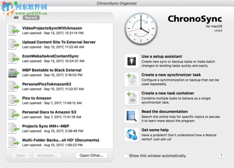 ChronoSync for mac(数据备份工具) 4.8.2 官方版