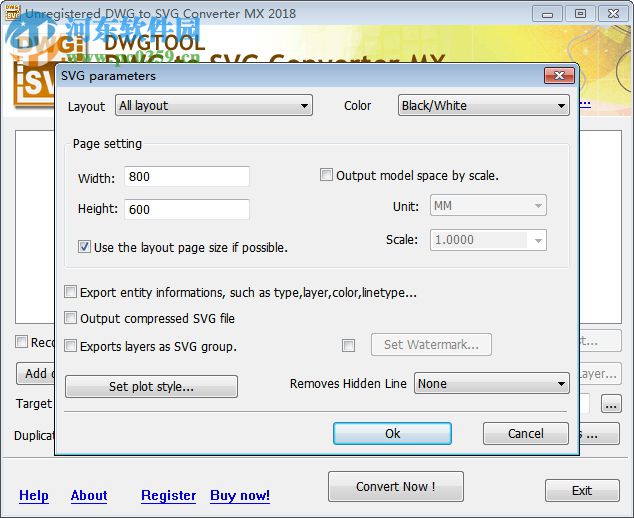 DWG to SVG Converter MX 2018(dwg转svg工具) 6.5.1.116 官方版