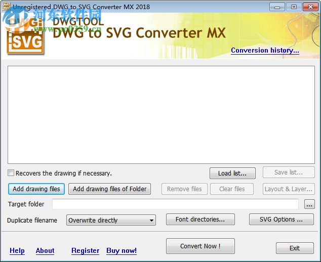 DWG to SVG Converter MX 2018(dwg转svg工具) 6.5.1.116 官方版