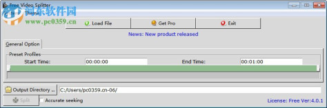 Free Video Splitter(视频分割助手) 4.0.1 官方版