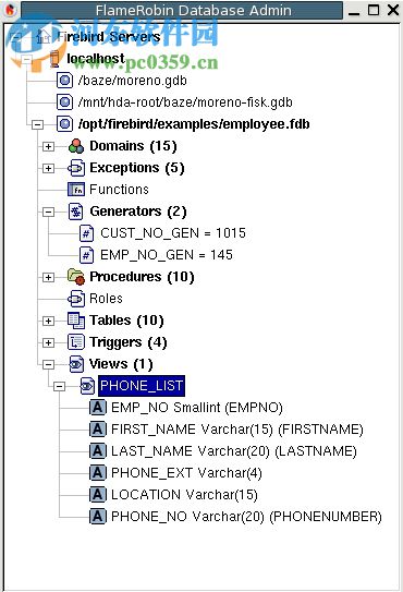 FlameRobin(Firebird数据库管理工具) 0.9.4 官方版