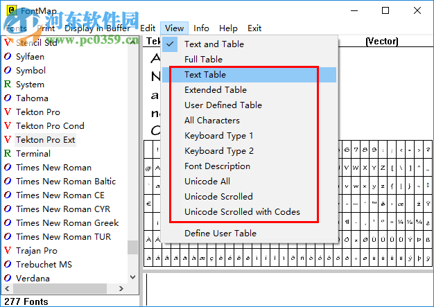 FontMap(字体设计工具) 2.41 绿色版