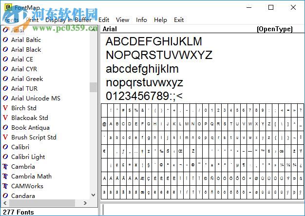 FontMap(字体设计工具) 2.41 绿色版