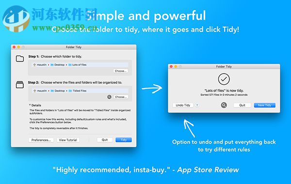 Folder Tidy Mac版下载(桌面文件管理软件) 2.7.1 免费版