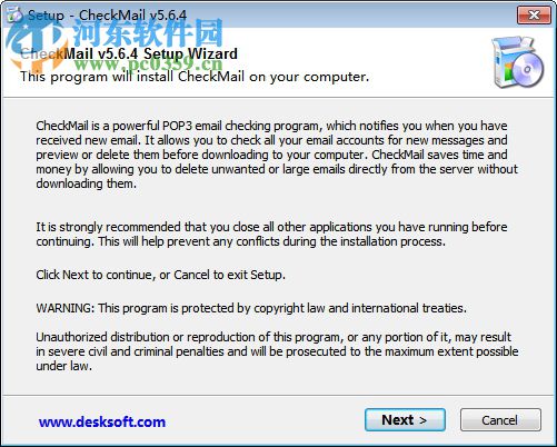 CheckMail下载(POP3电子邮件检查程序) 5.6.4 破解版