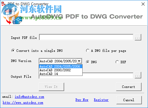 autodwg pdf to dwg converter(pdf转dwg工具) 3.2.2.3 破解版