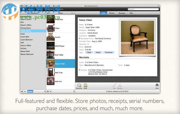 Home Inventory for Mac下载 3.7.2 官方版