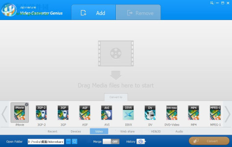 Adoreshare Video Converter Genius 1.5.0.0 破解版