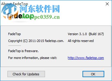 FadeTop下载(定时休息提醒) 3.1.0.167 官方版