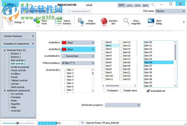 AlphaControls 12(Delphi皮肤控件) 12.18 完整版