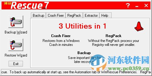 WinRescue 7(注册表碎片整理) 1.0.8.50 特别版