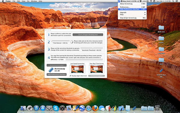ScreenLog mac版 2.0