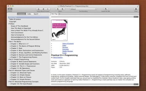 read chm(CHM文件阅读器) for mac 1.6