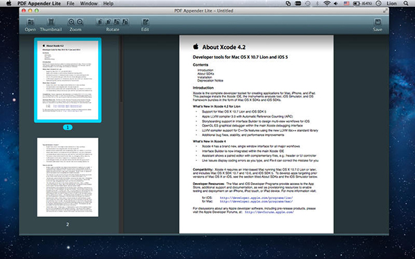 PDF Appender Mac版 3.0.0