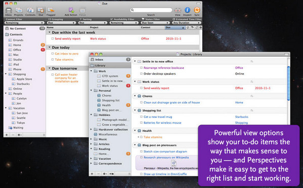 OmniFocus 2 for mac版 2.4.1