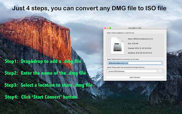 Any DMG To ISO Mac版 1.3.1