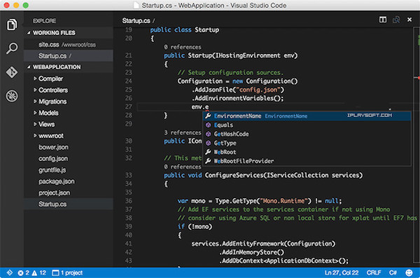 Visual studio code for mac版 1.21.1