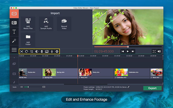 Video Editor Movavi Mac版 3.0