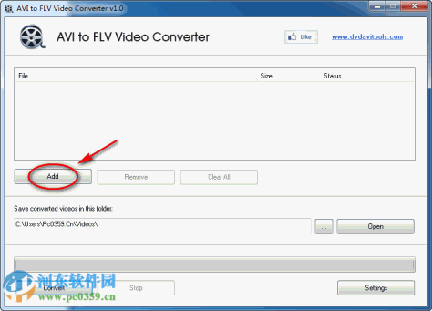 avi转flv格式转换器(AVI to FLV Video Converter) 1.0 免费版