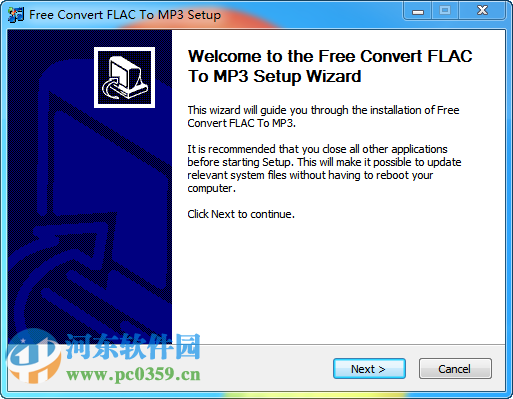 flac转mp3格式转换器(Free Convert FLAC To MP3) 1.0 免费版