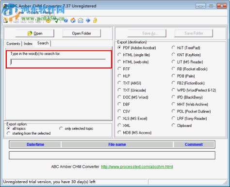 CHM电子文档转换器(ABC Amber CHM Converter)下载 7.37 中文版