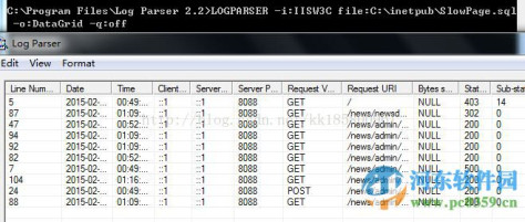 log parser(IIS日志分析) 2.2 最新安装版