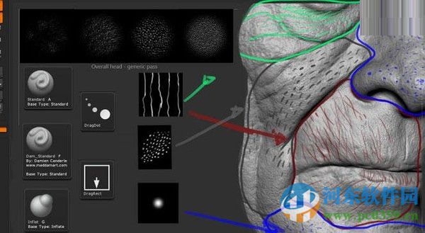 zbrush 4r7(三维模型雕刻绘画软件) 32位/64位下载 附注册机和安装使用教程 中文破解版