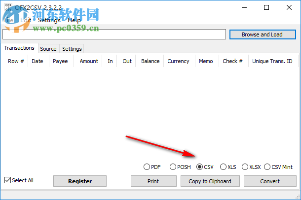 OFX2CSV(QFX转CSV工具) 2.3.2.2 官方版