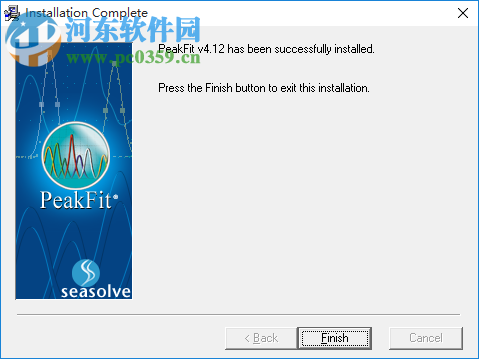 谱峰拟合软件Systat PeakFit 4.12.00 免费版