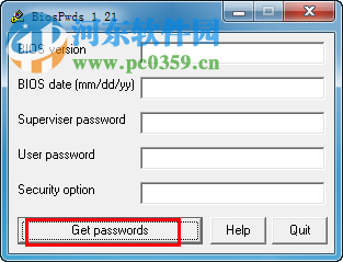 BiosPwds(获取Bios密码)下载 1.21 免费版