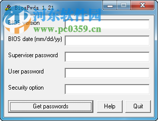 BiosPwds(获取Bios密码)下载 1.21 免费版