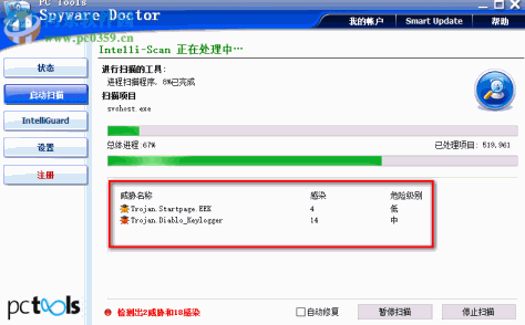 Spyware Doctor(木马防护) 8.0.0.623 多国语言免费版