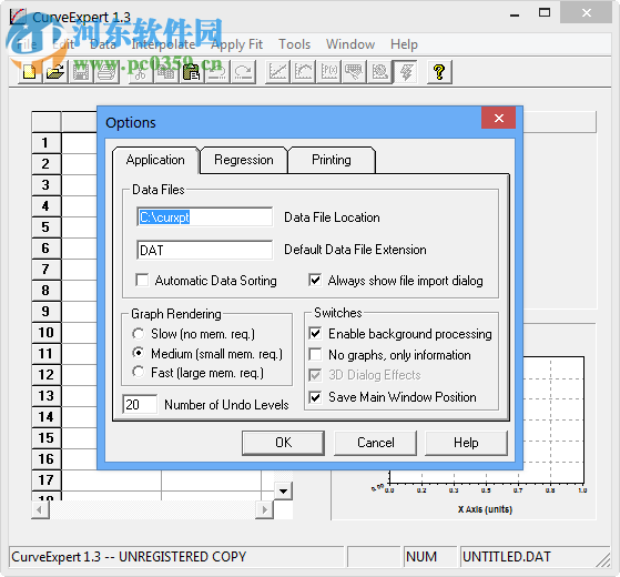 曲线拟合软件(CurveExpert) 1.34 免费版