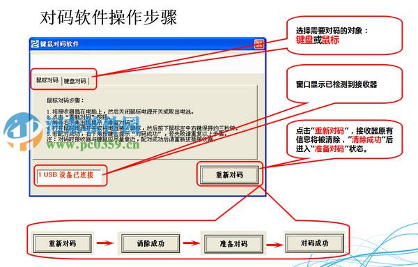 新贵2.4G无线键鼠对码软件 3.5 官方版