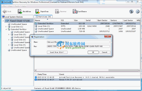 Active Partition Recovery(<a href=http://www.pc0359.cn/zt/cpfqgj/ target=_blank class=infotextkey>磁盘分区</a><a href=http://www.pc0359.cn/s/recovery/ target=_blank class=infotextkey>数据恢复</a>) 15.0 特别版