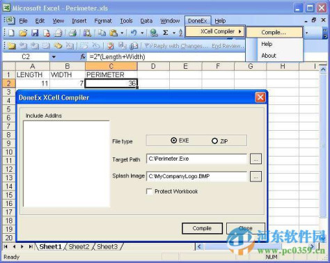 DoneEx XCell Compiler(xls格式转换为EXE) 2.3.3.3 官方版