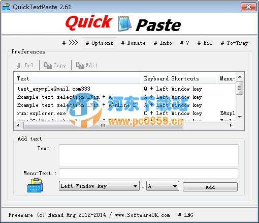 QuickTextPaste(快速粘贴工具)