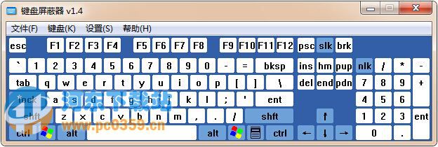 KeyBlind(<a href=http://www.pc0359.cn/zt/jppb/ target=_blank class=infotextkey>键盘屏蔽</a>工具) 1.4 绿色版