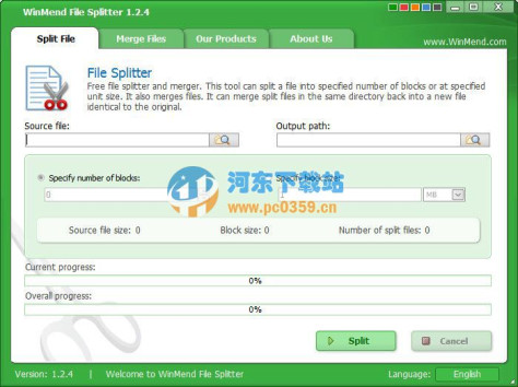 WinMend File Splitter(文件分割合并器) 1.3.5 官方安装版