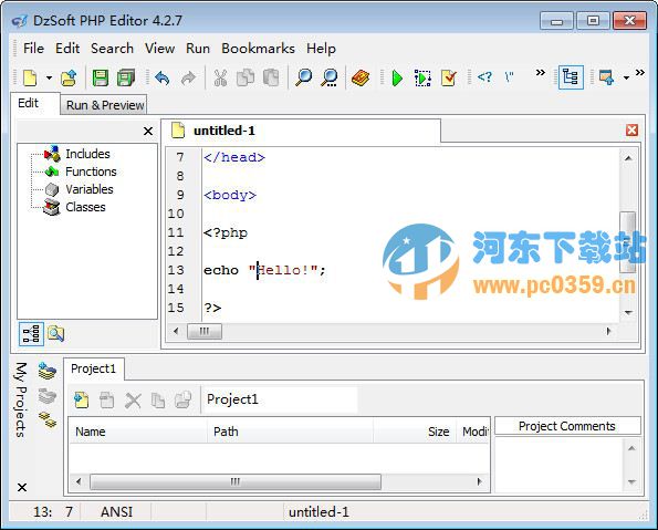 DzSoft PHP Editor(PHP网页编辑器) 5.8.9.8 官方版