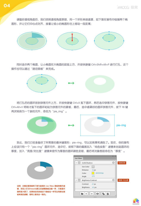 Fw绘画可调的三维饼图